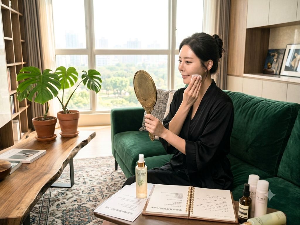 使用茶樹純露改善痘痘