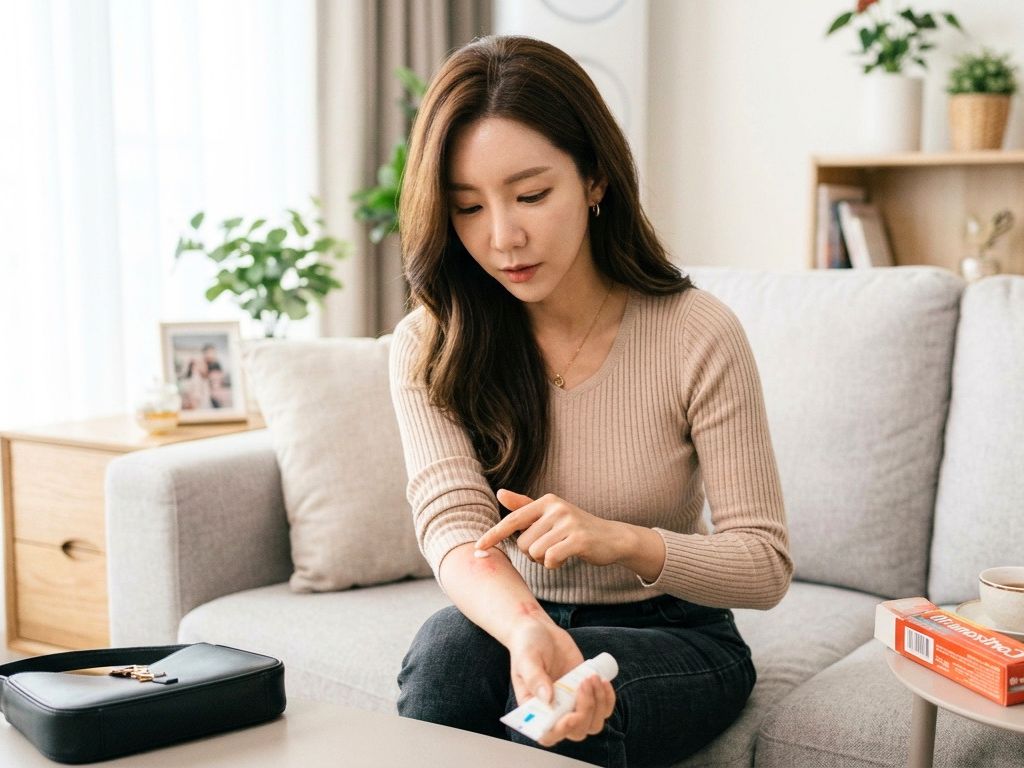 臉過敏藥膏塗抹
